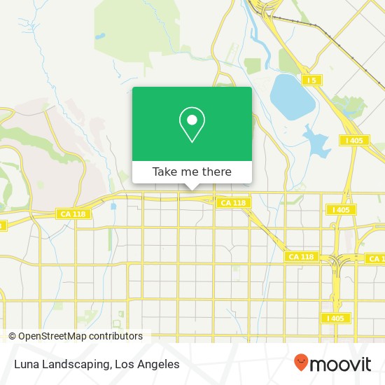 Luna Landscaping map