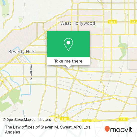 Mapa de The Law offices of Steven M. Sweat, APC