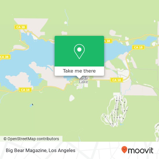 Big Bear Magazine map