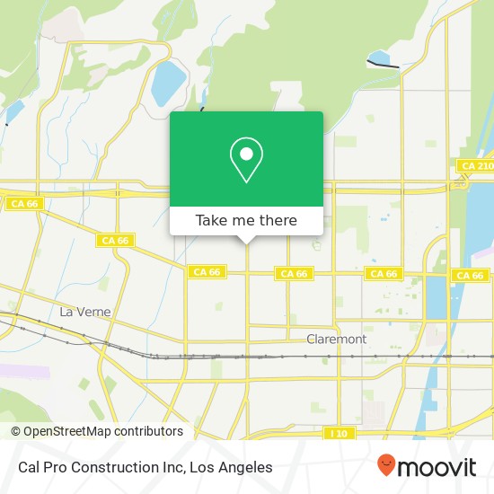 Cal Pro Construction Inc map