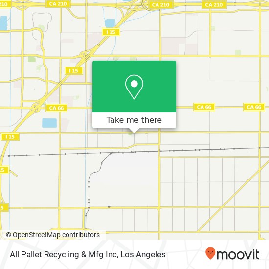 Mapa de All Pallet Recycling & Mfg Inc