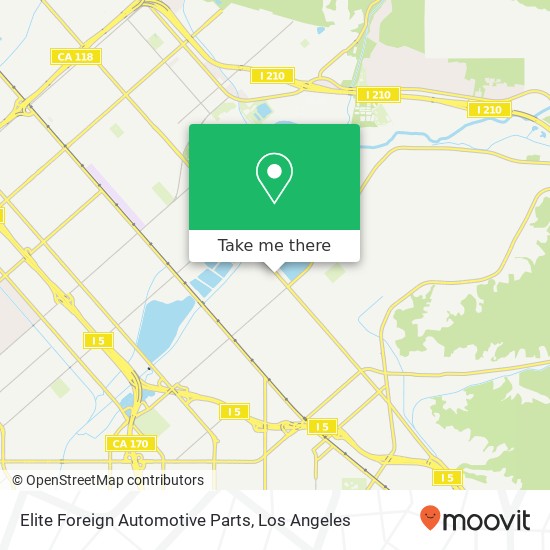 Mapa de Elite Foreign Automotive Parts