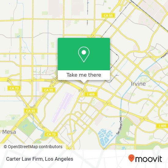 Carter Law Firm map