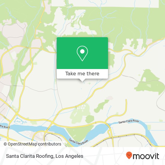 Santa Clarita Roofing map