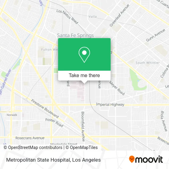 Mapa de Metropolitan State Hospital