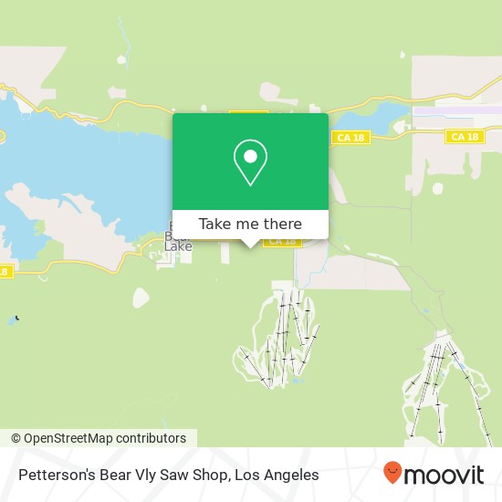 Petterson's Bear Vly Saw Shop map