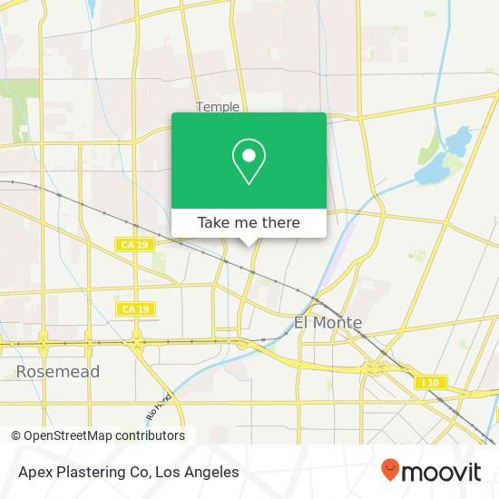 Apex Plastering Co map