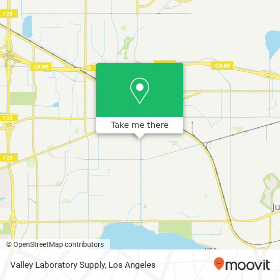 Valley Laboratory Supply map