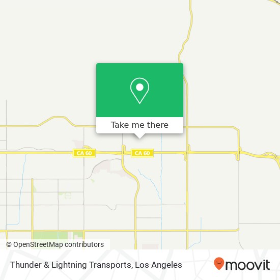 Mapa de Thunder & Lightning Transports