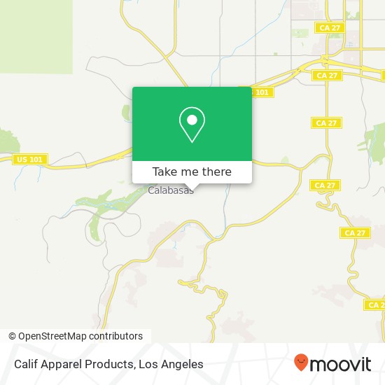 Calif Apparel Products map