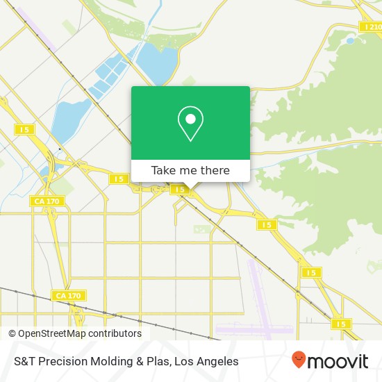 Mapa de S&T Precision Molding & Plas