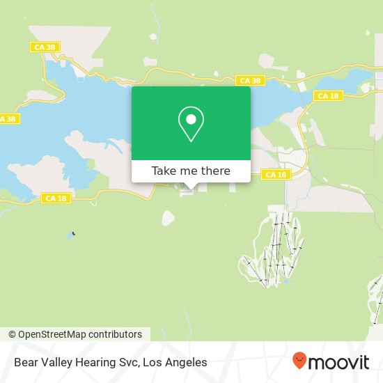 Bear Valley Hearing Svc map