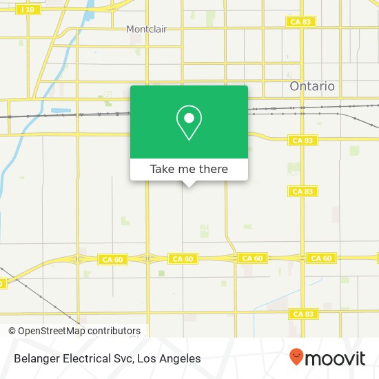 Belanger Electrical Svc map