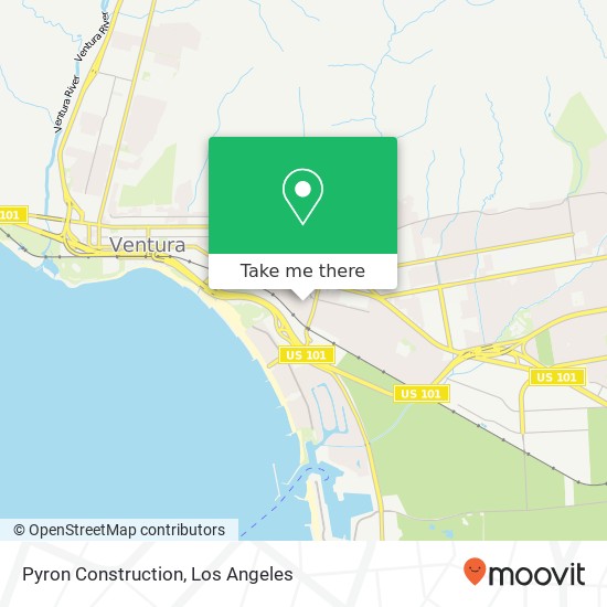 Pyron Construction map