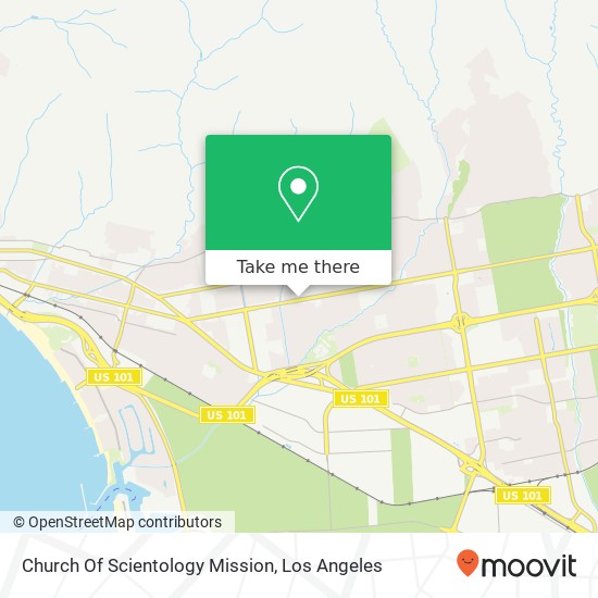 Mapa de Church Of Scientology Mission