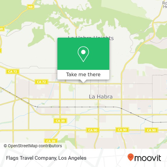 Flags Travel Company map