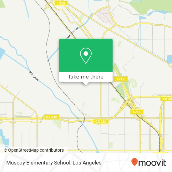 Muscoy Elementary School map