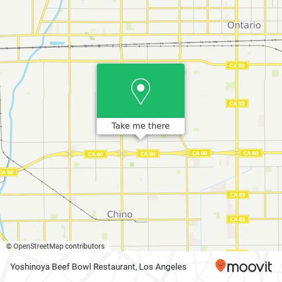 Yoshinoya Beef Bowl Restaurant map