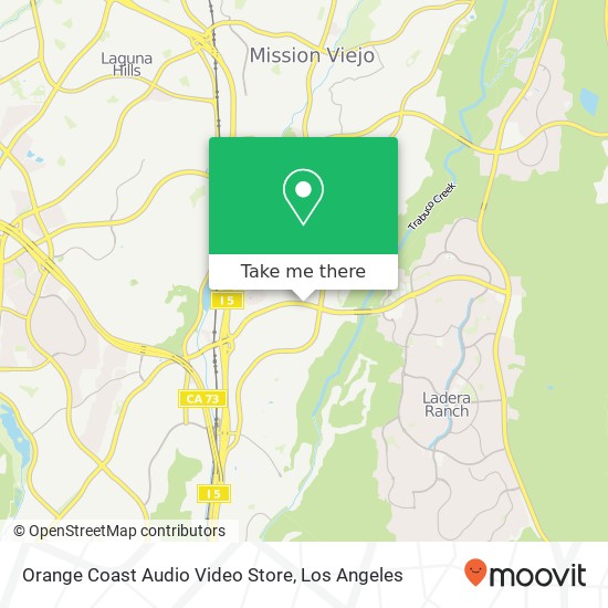 Orange Coast Audio Video Store map