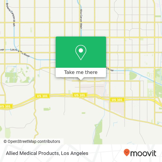 Allied Medical Products map