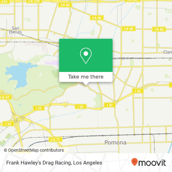Mapa de Frank Hawley's Drag Racing