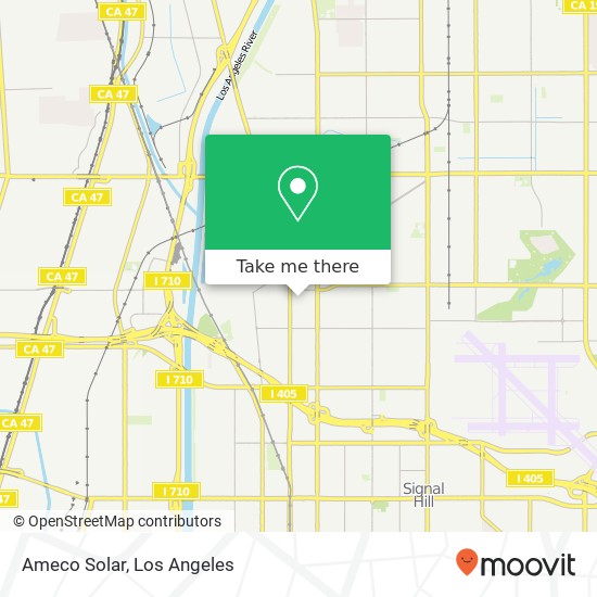 Ameco Solar map