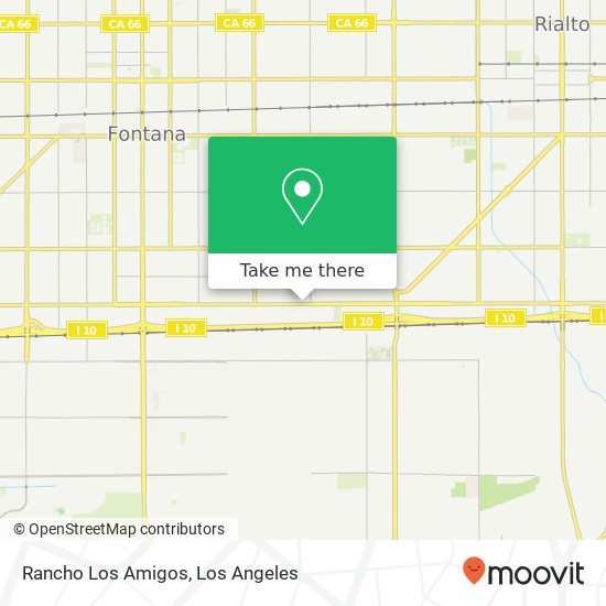 Rancho Los Amigos map