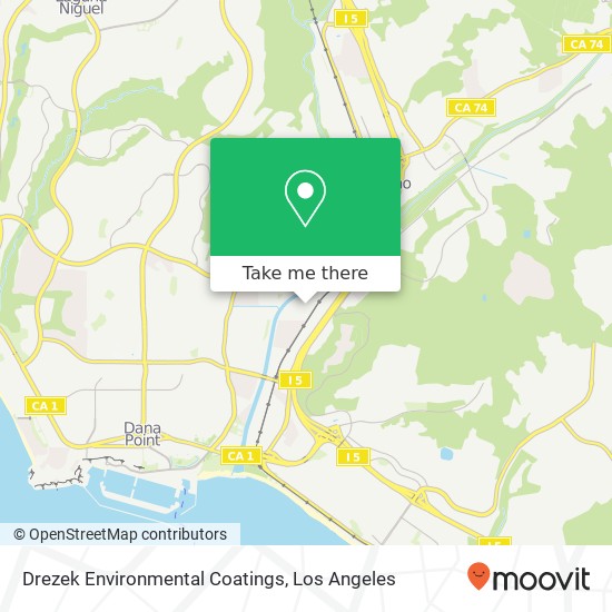 Mapa de Drezek Environmental Coatings