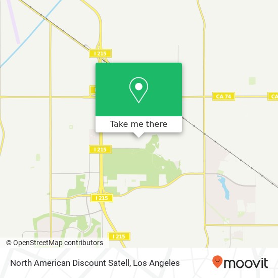 North American Discount Satell map
