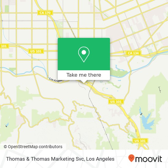 Thomas & Thomas Marketing Svc map