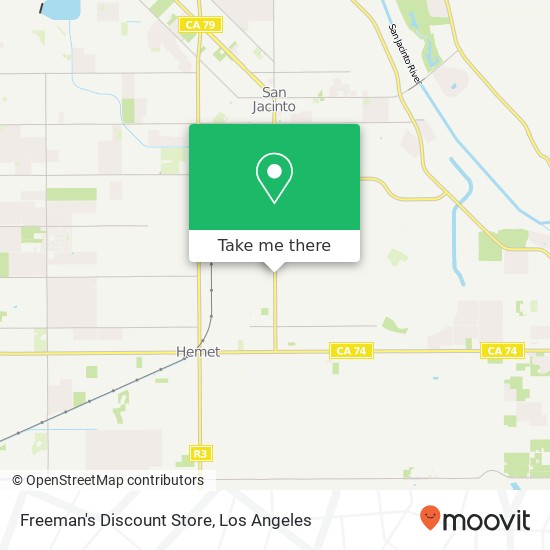 Freeman's Discount Store map