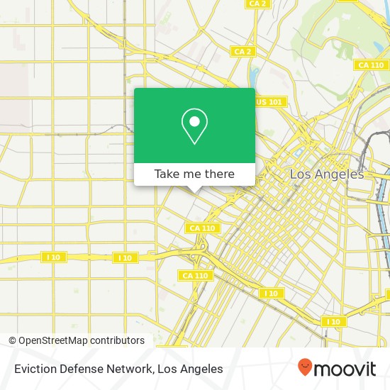 Eviction Defense Network map