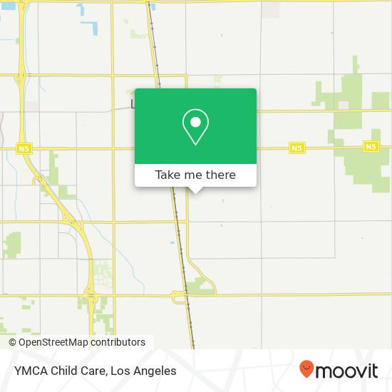 YMCA Child Care map