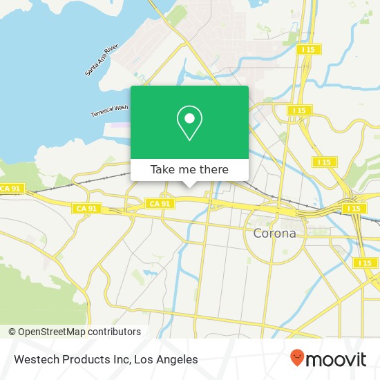Westech Products Inc map