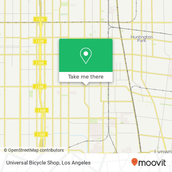 Mapa de Universal Bicycle Shop