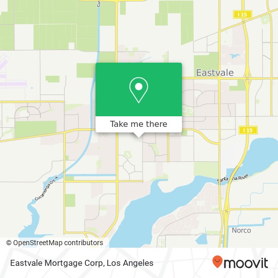 Mapa de Eastvale Mortgage Corp