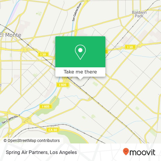 Spring Air Partners map
