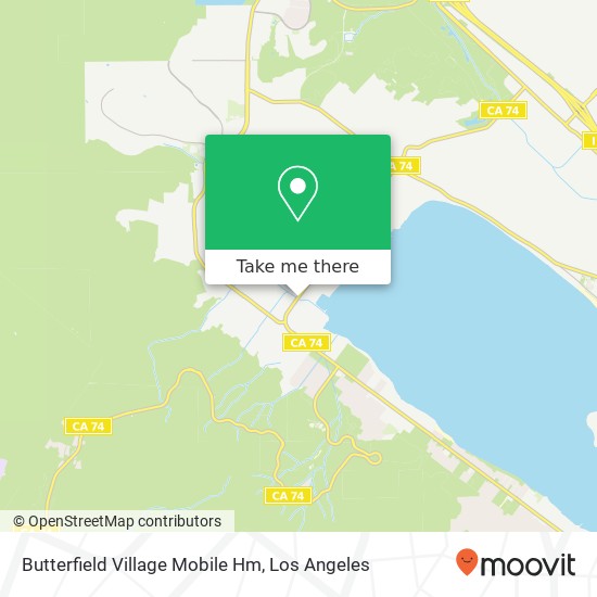 Butterfield Village Mobile Hm map