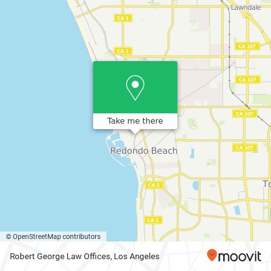 Robert George Law Offices map