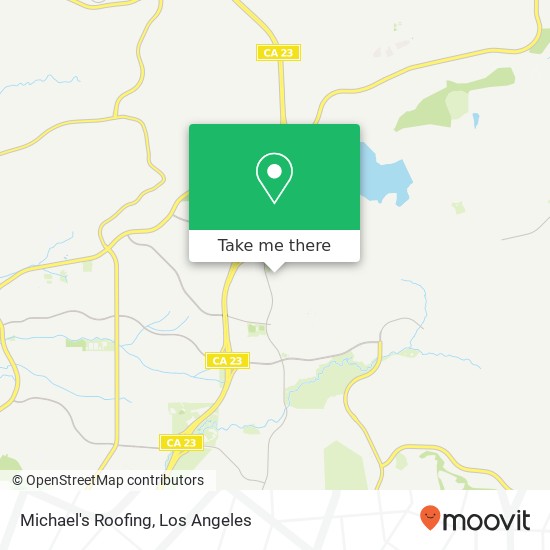 Michael's Roofing map