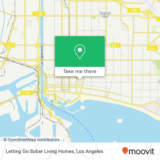 Letting Go Sober Living Homes map