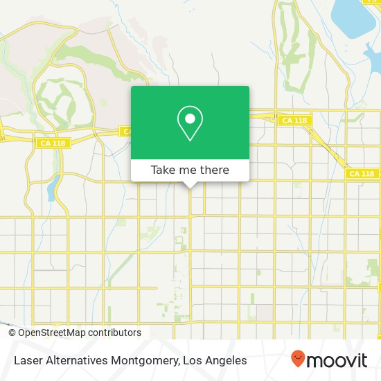 Mapa de Laser Alternatives Montgomery