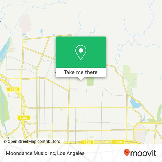 Moondance Music Inc map