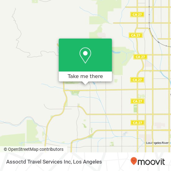 Assoctd Travel Services Inc map