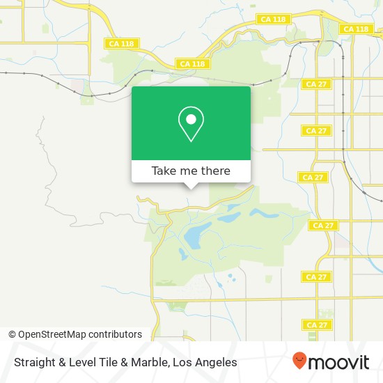 Mapa de Straight & Level Tile & Marble