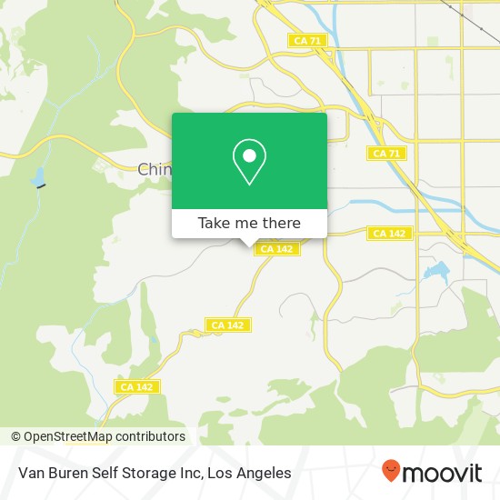 Mapa de Van Buren Self Storage Inc