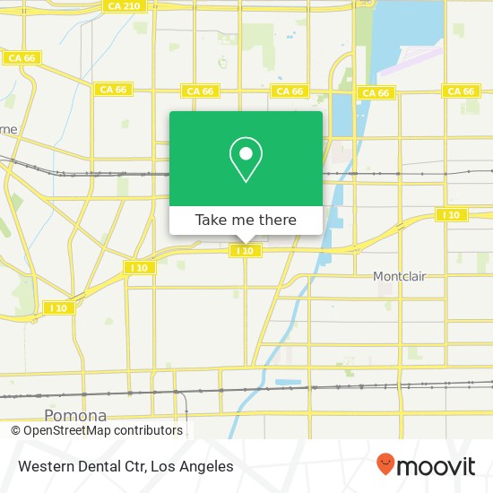 Western Dental Ctr map