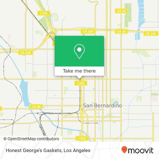 Honest George's Gaskets map