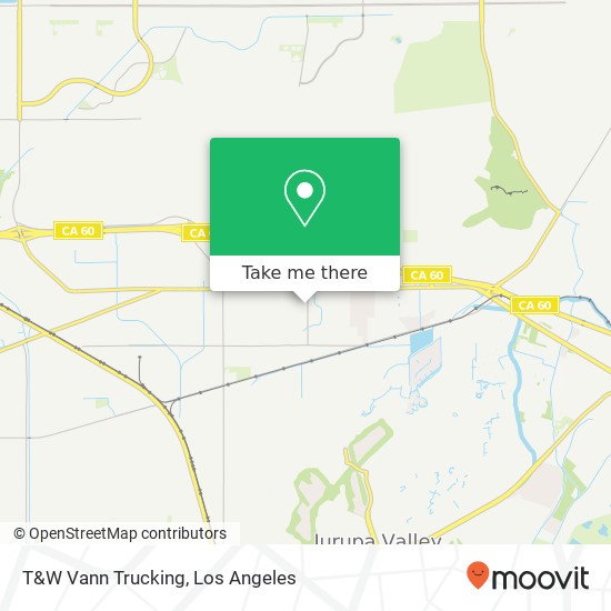 T&W Vann Trucking map