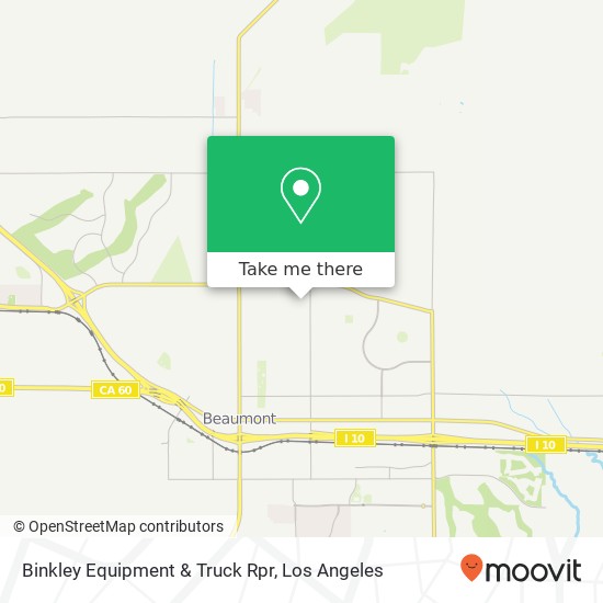 Binkley Equipment & Truck Rpr map